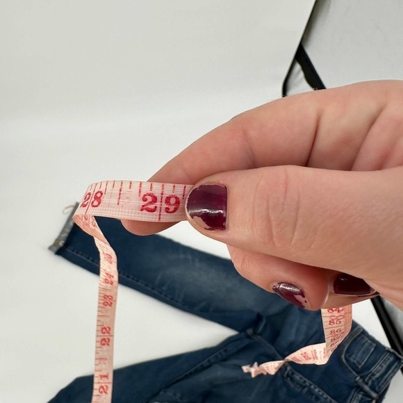 PILCRO The Cigarette High-Rise Slim Straight Jeans Cotton Blend Blue Size 31 - Picture 9 of 16